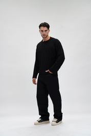Longsleeve Thermal Serafino Black