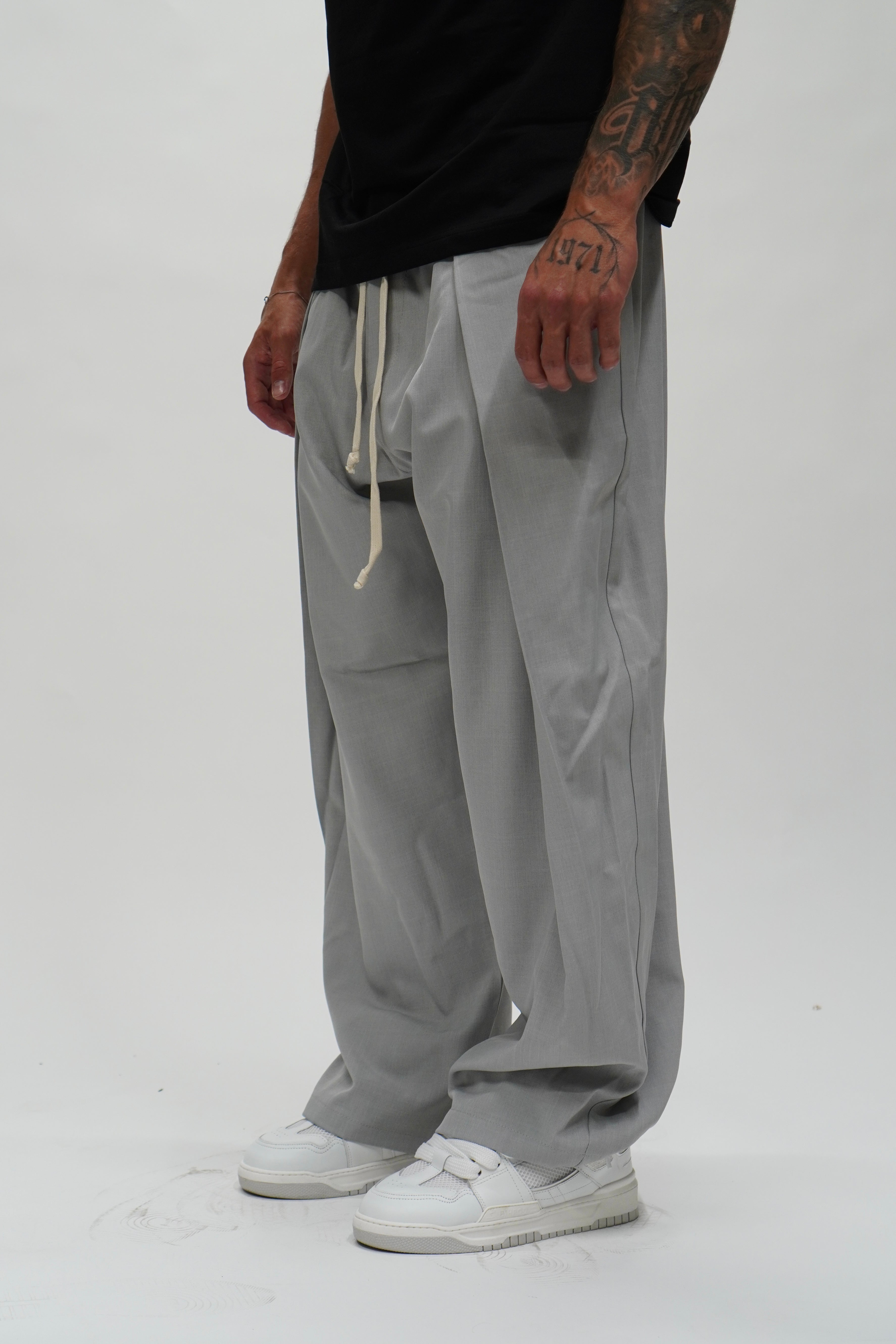Pantalone Pencies Laces Grey