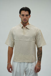 Polo Mano Lino Beige