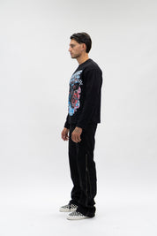 Longsleeve Brandname Black