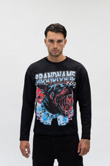 Longsleeve Brandname Black