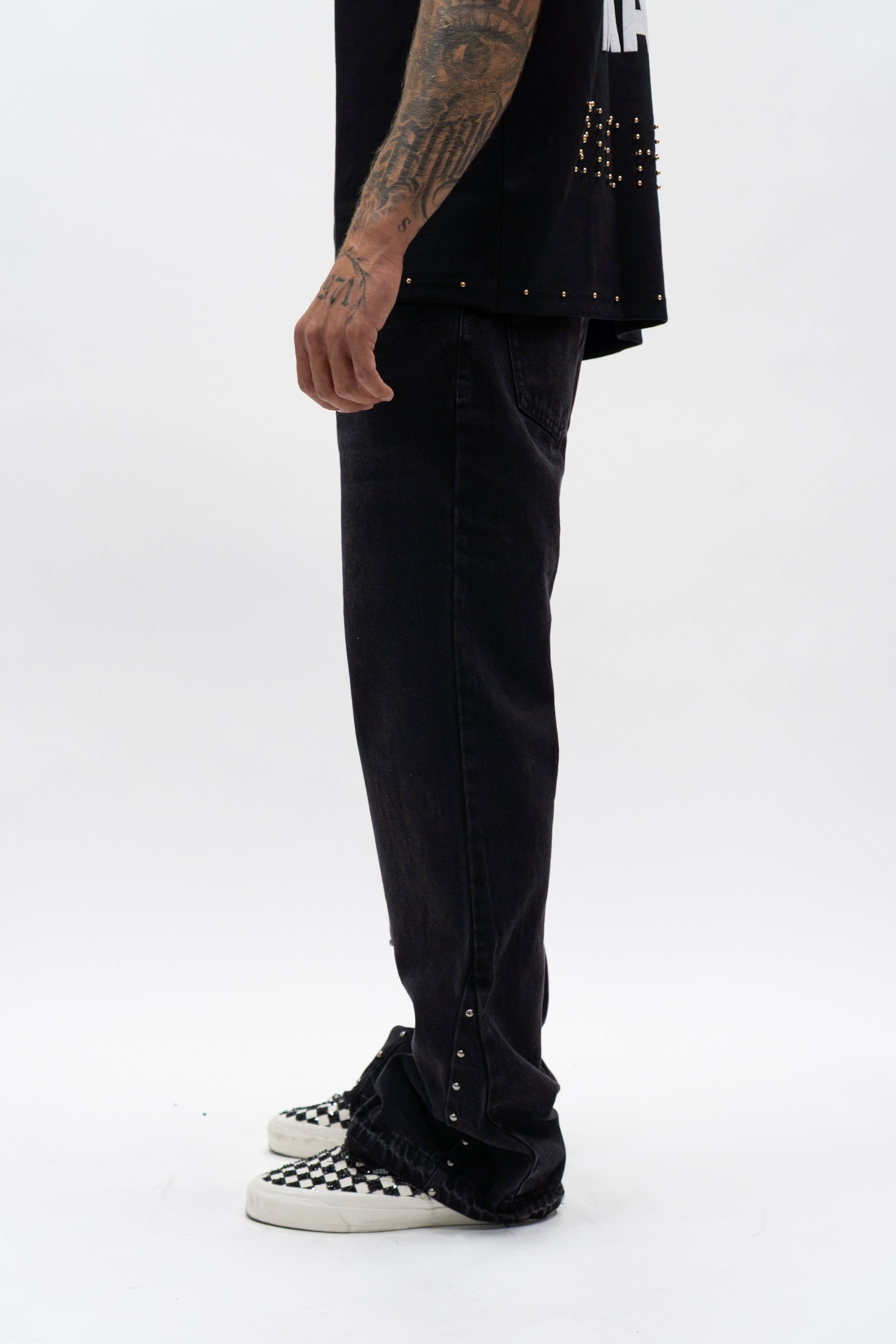 Jeans Flare Studs