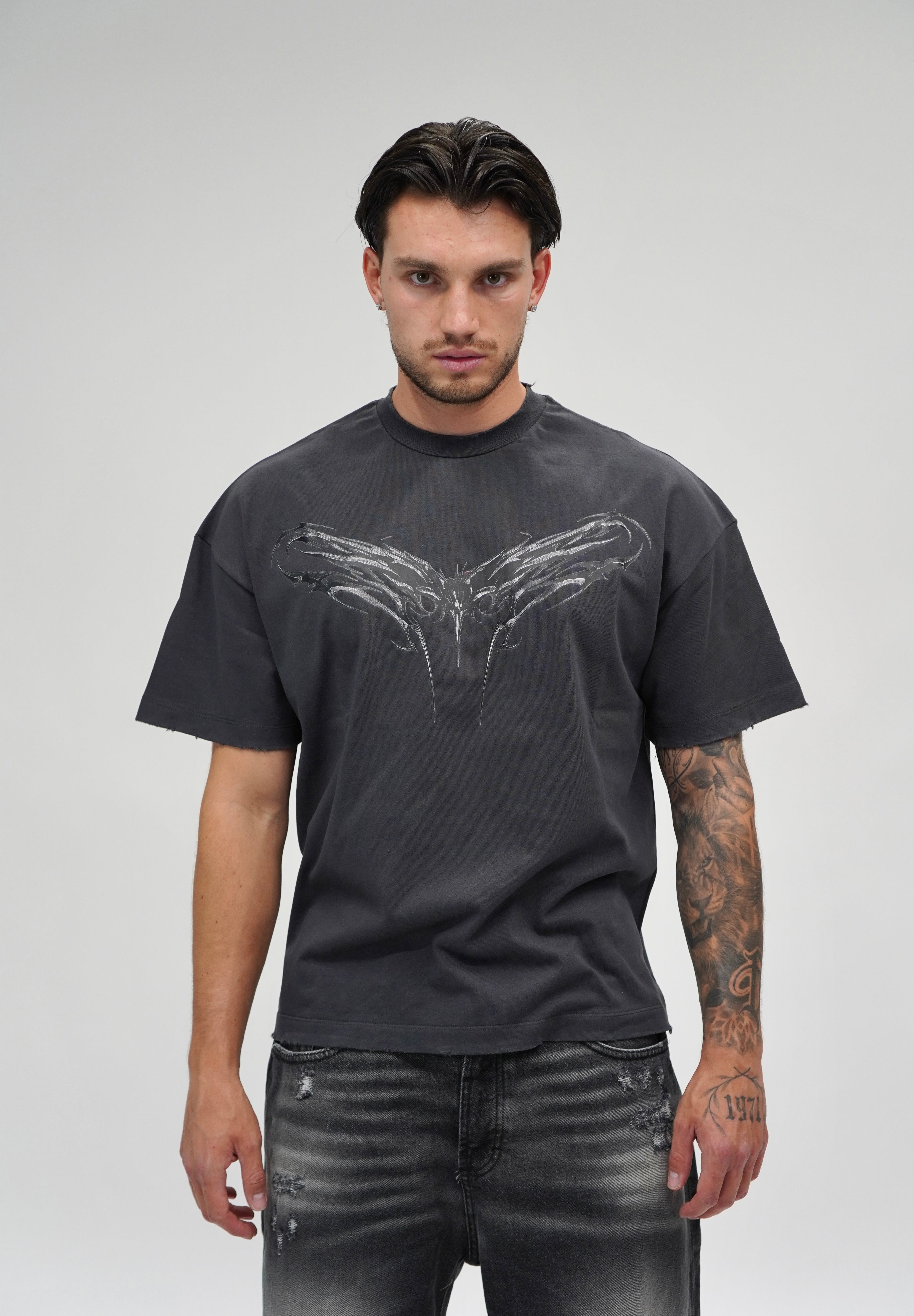 T-shirt Chrome Piombo