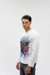 Longsleeve Brandname White