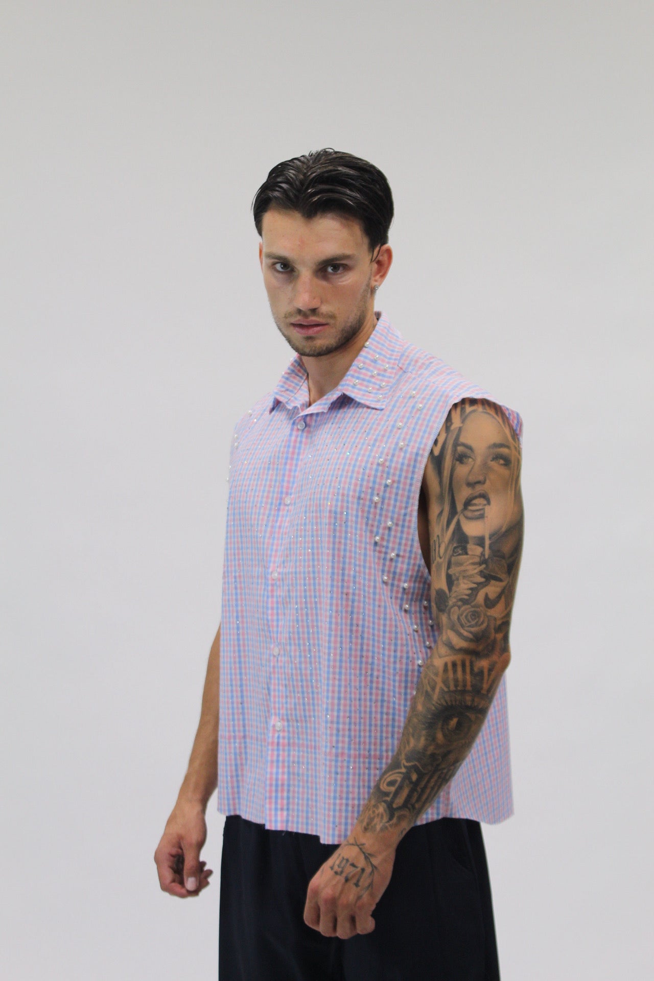 Camicia Smanicata Pearl Pink