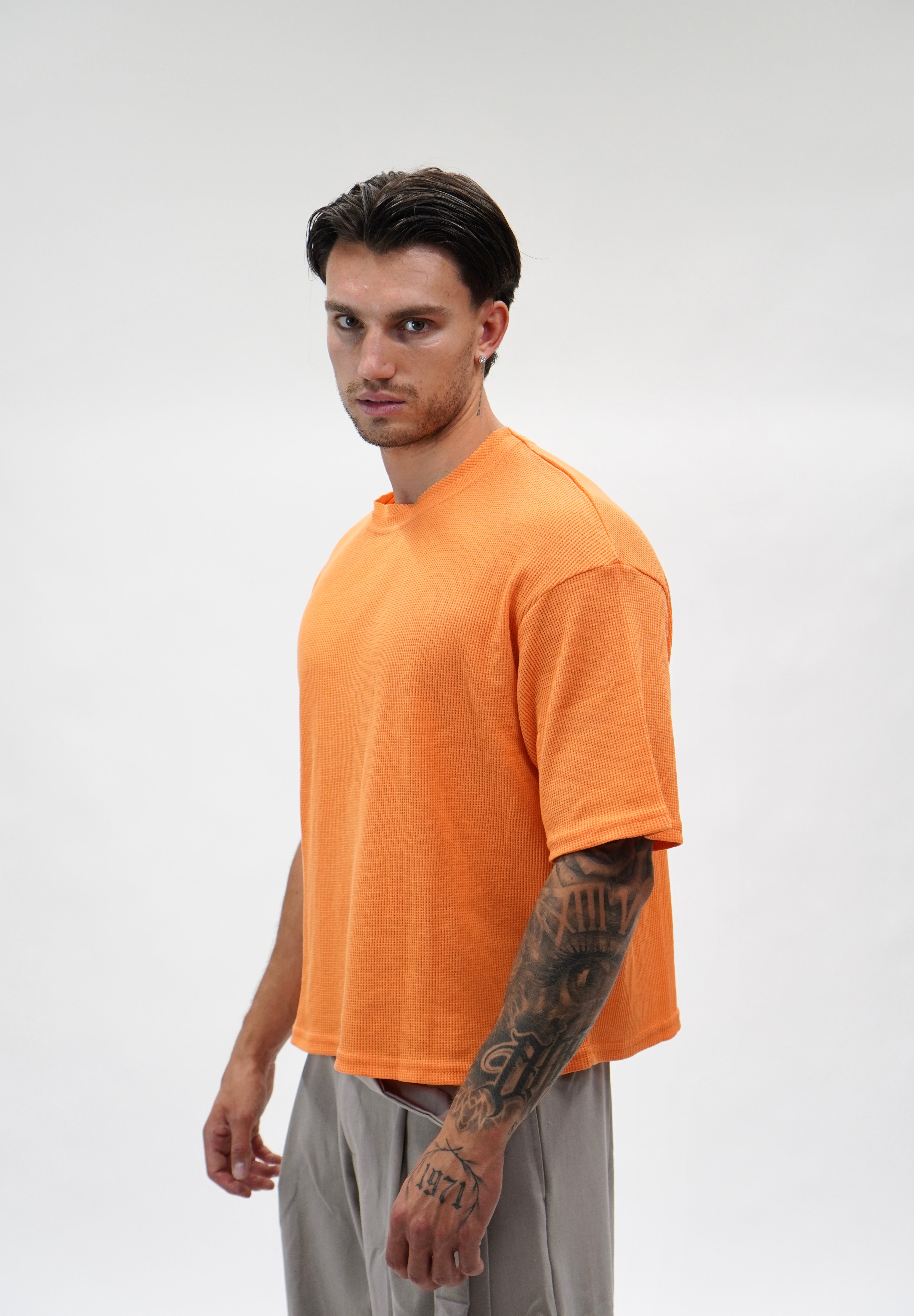 T-shirt Waffle Orange