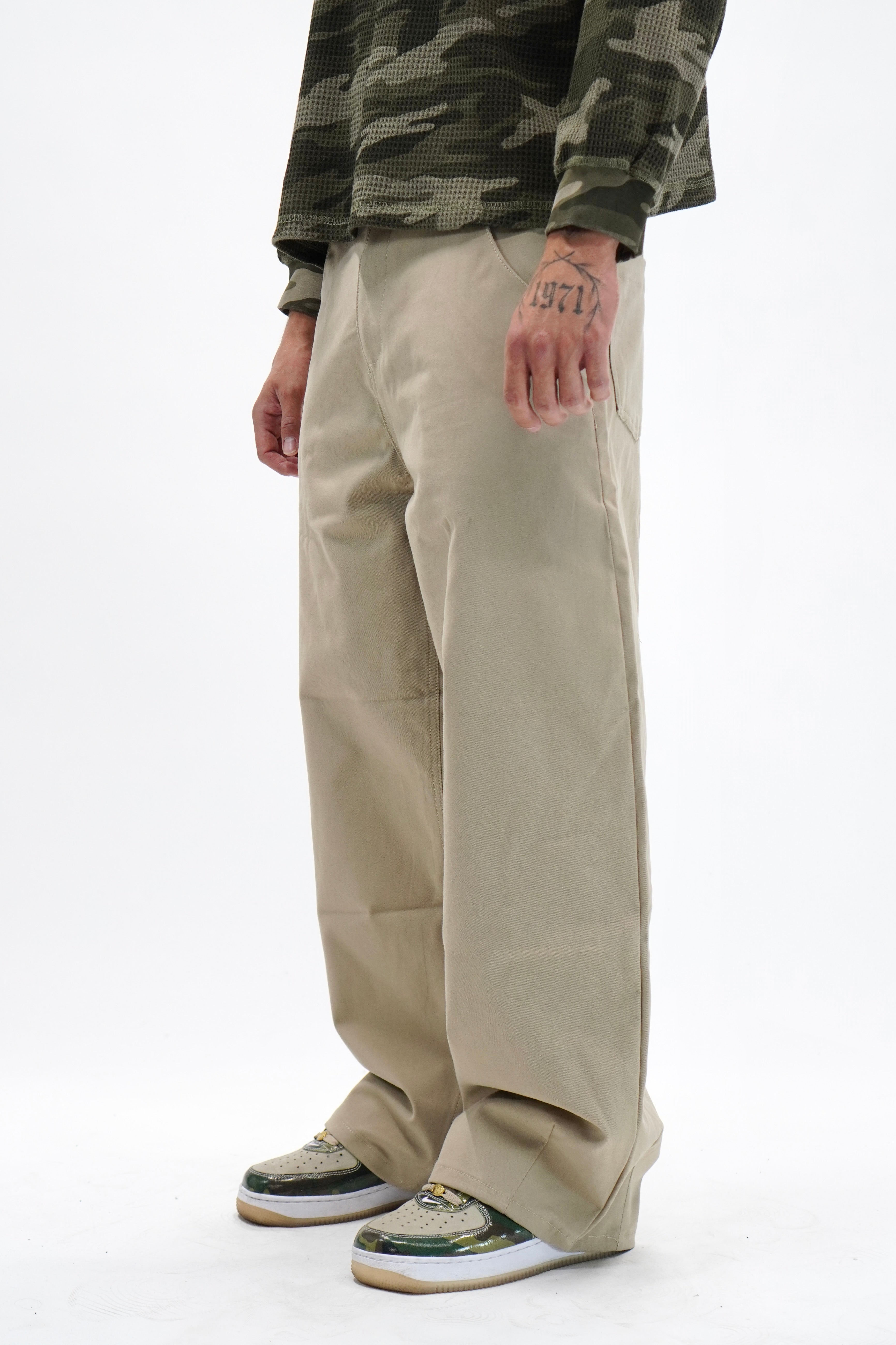 Pantalone Loose Fit Sand