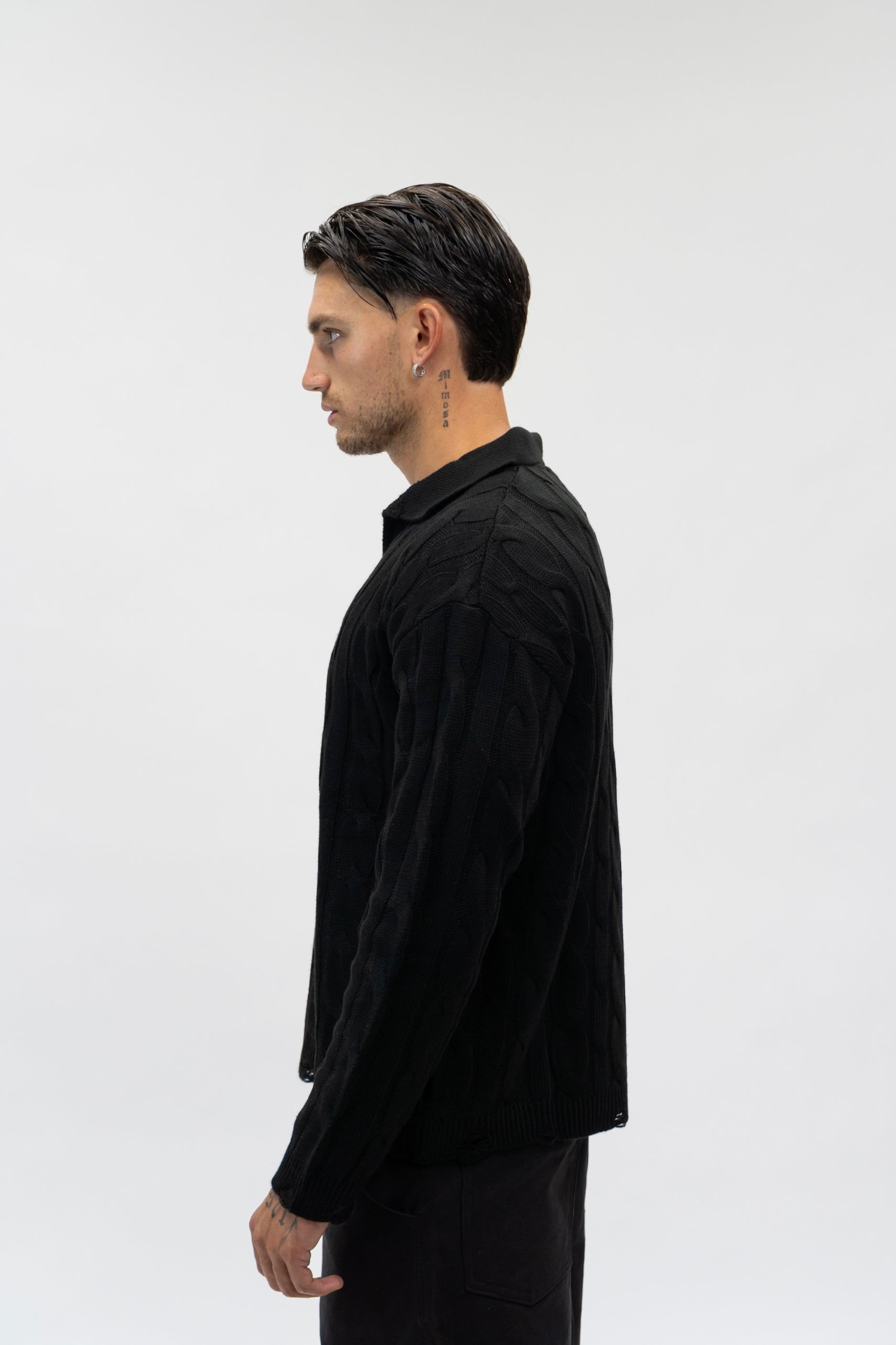 Maglione Curly Black