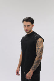 Canotta Borchie Black