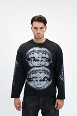Longsleeve Noissey Silver Metallic Lips