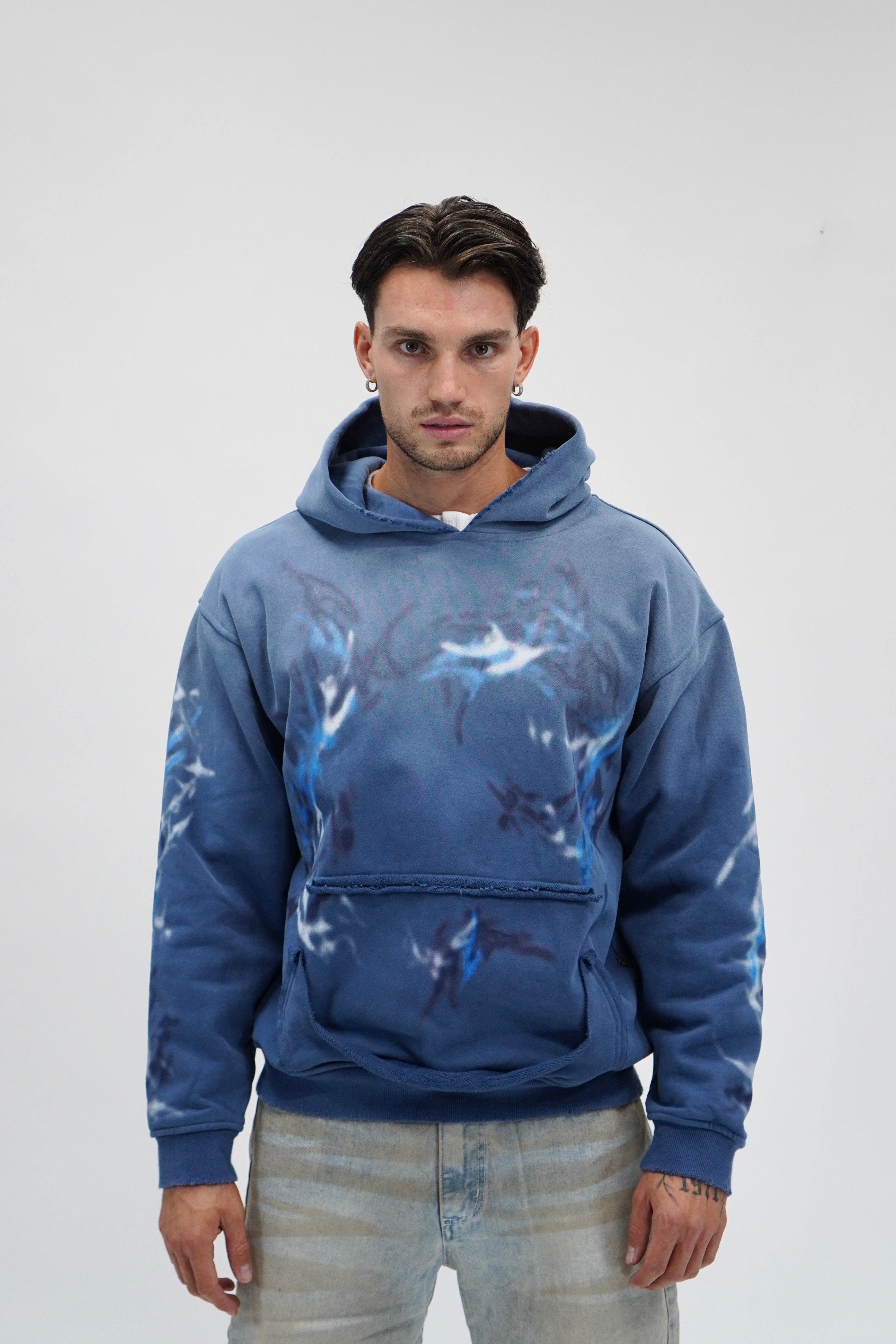 Hoodie Sunfaded Tribal