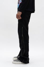 Jeans Flare Svarovsky Black