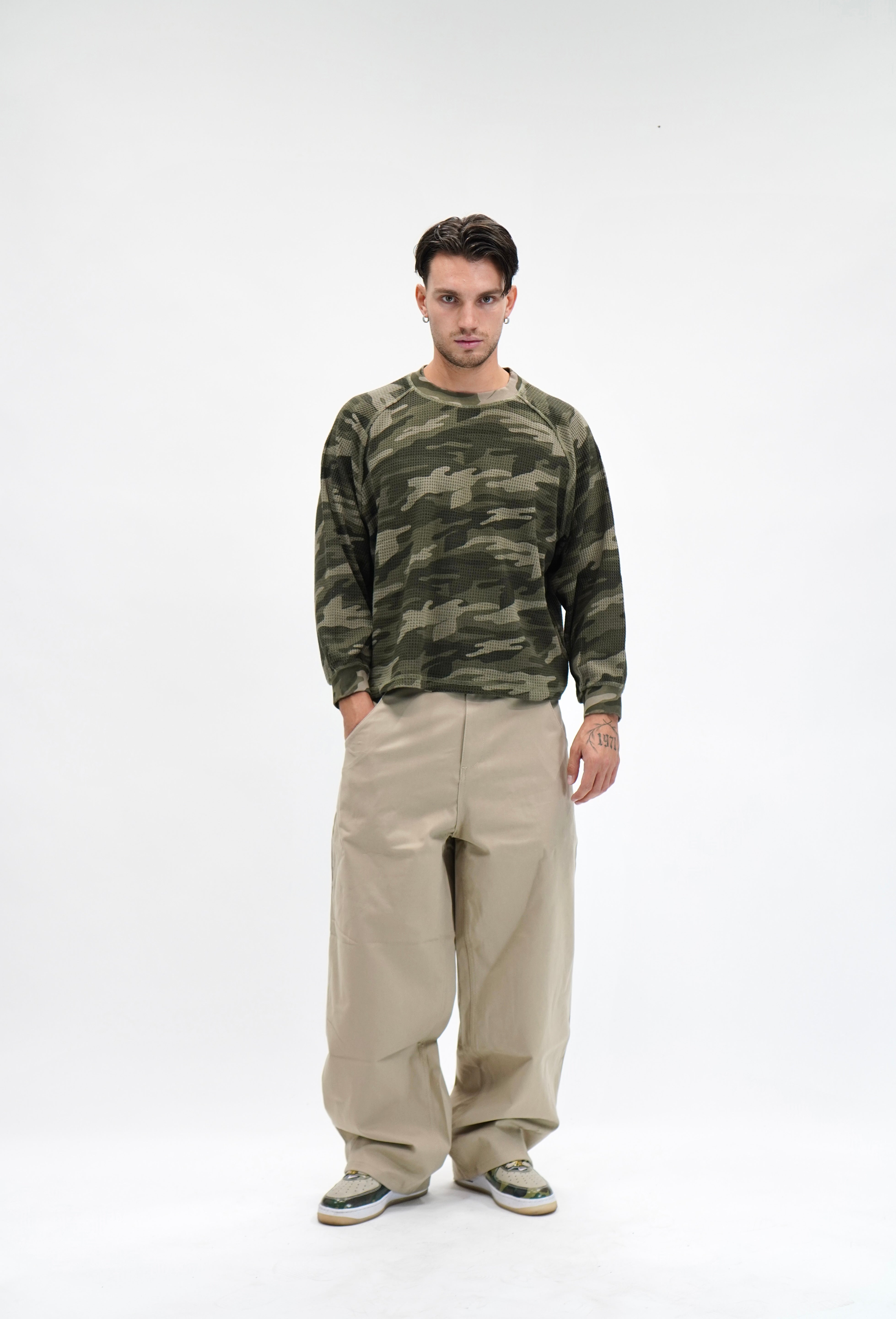 Longsleeve Waffle Camo