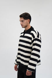 Polo Stripes Black & White