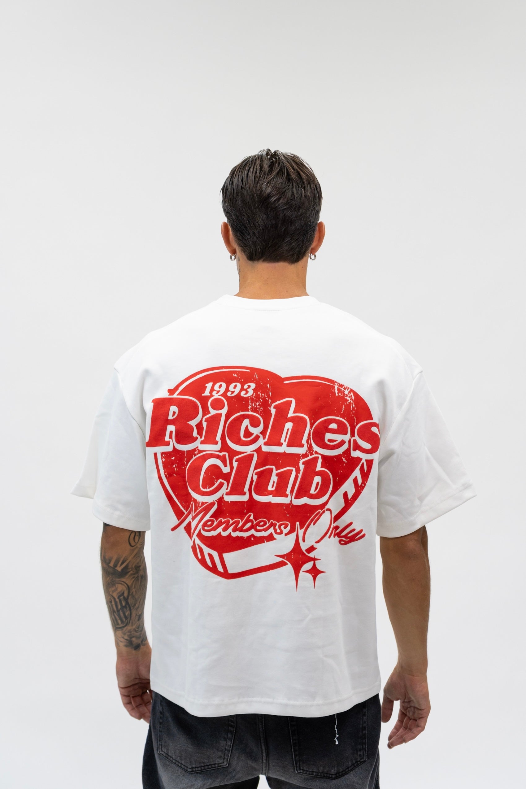 T-shirt Heart White