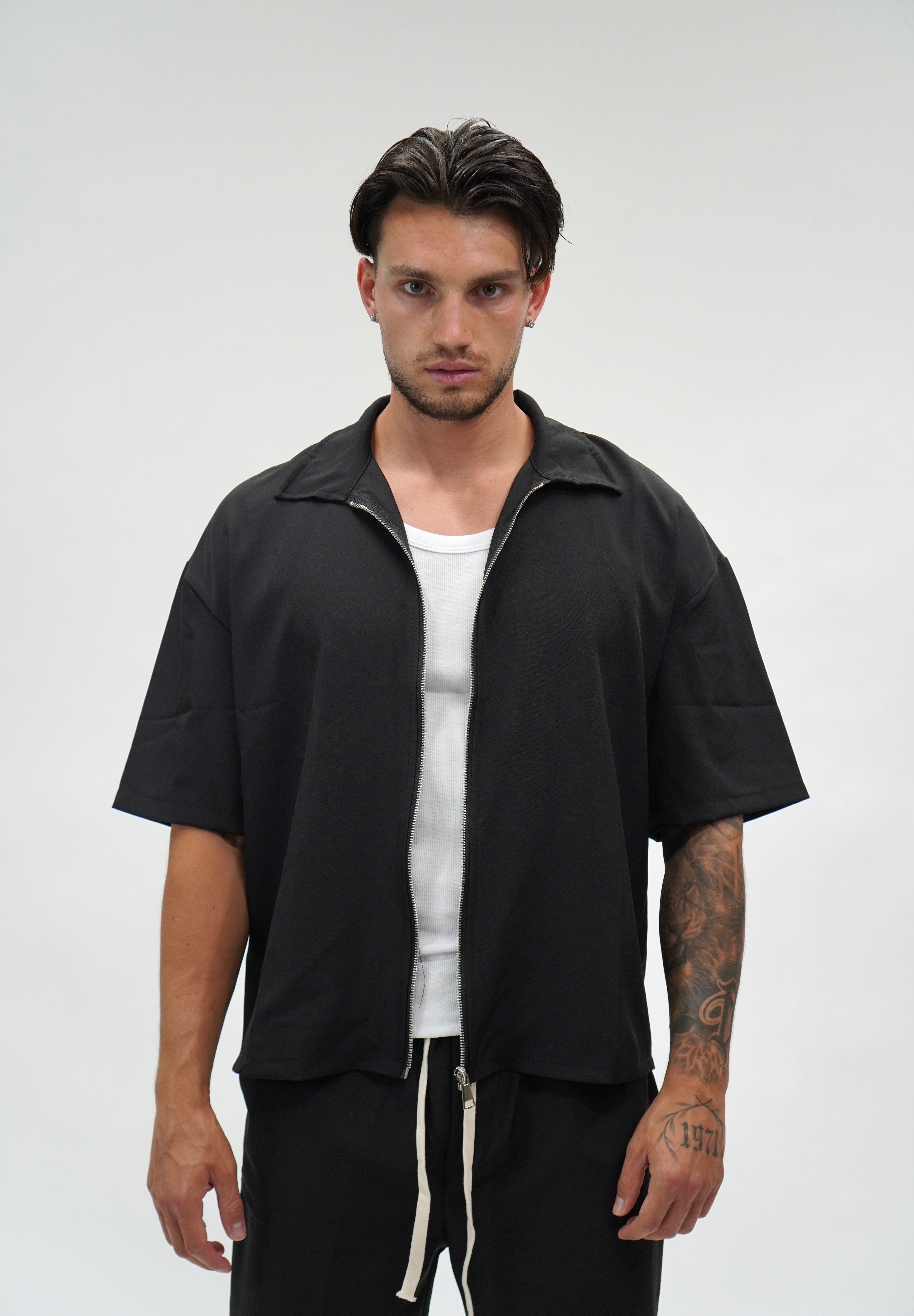 Coordinato Zipped Black