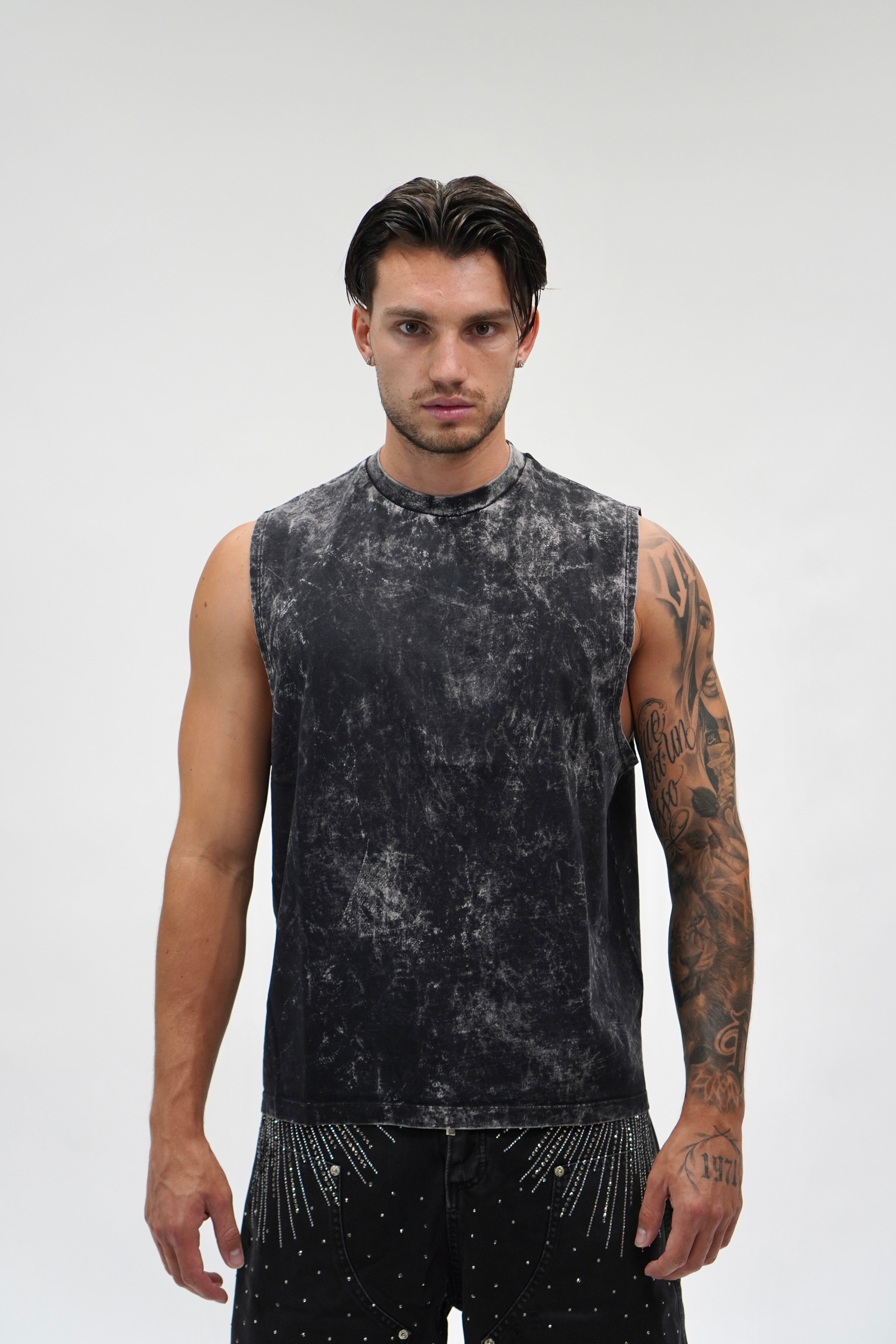 Canotta Marmo Black