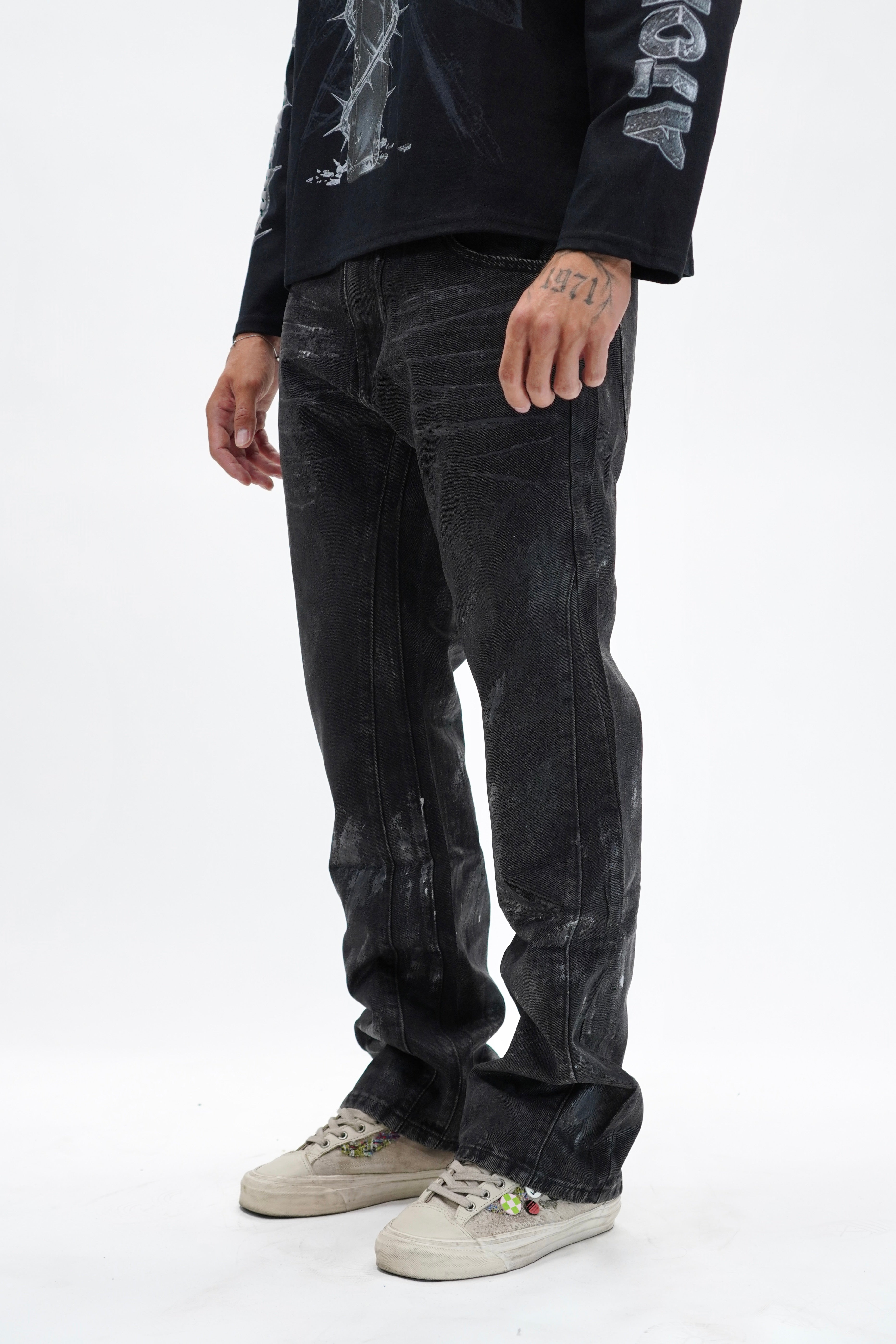 Jeans Flare Wax