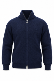 Maglione Zip-up Blue