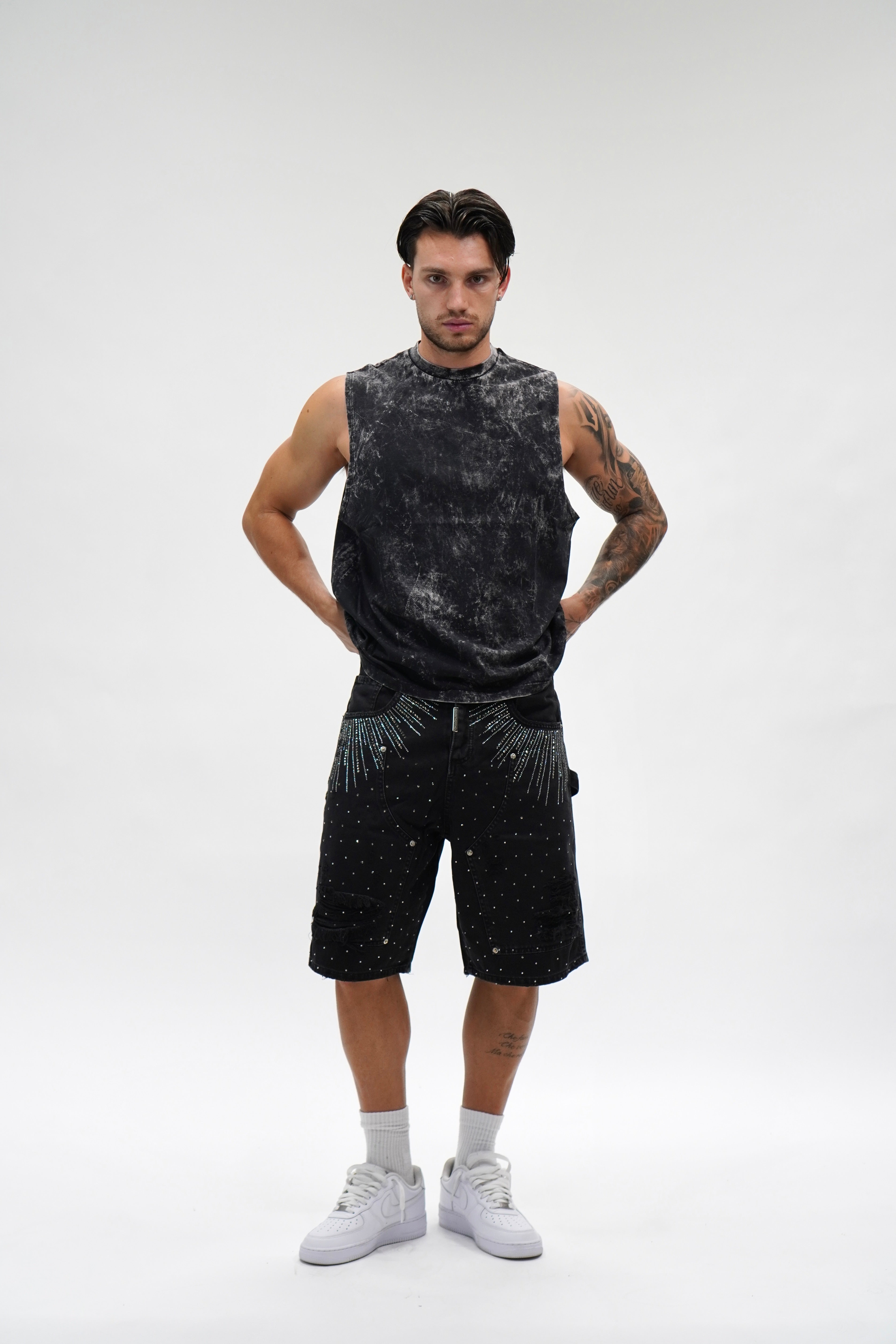 Canotta Marmo Black
