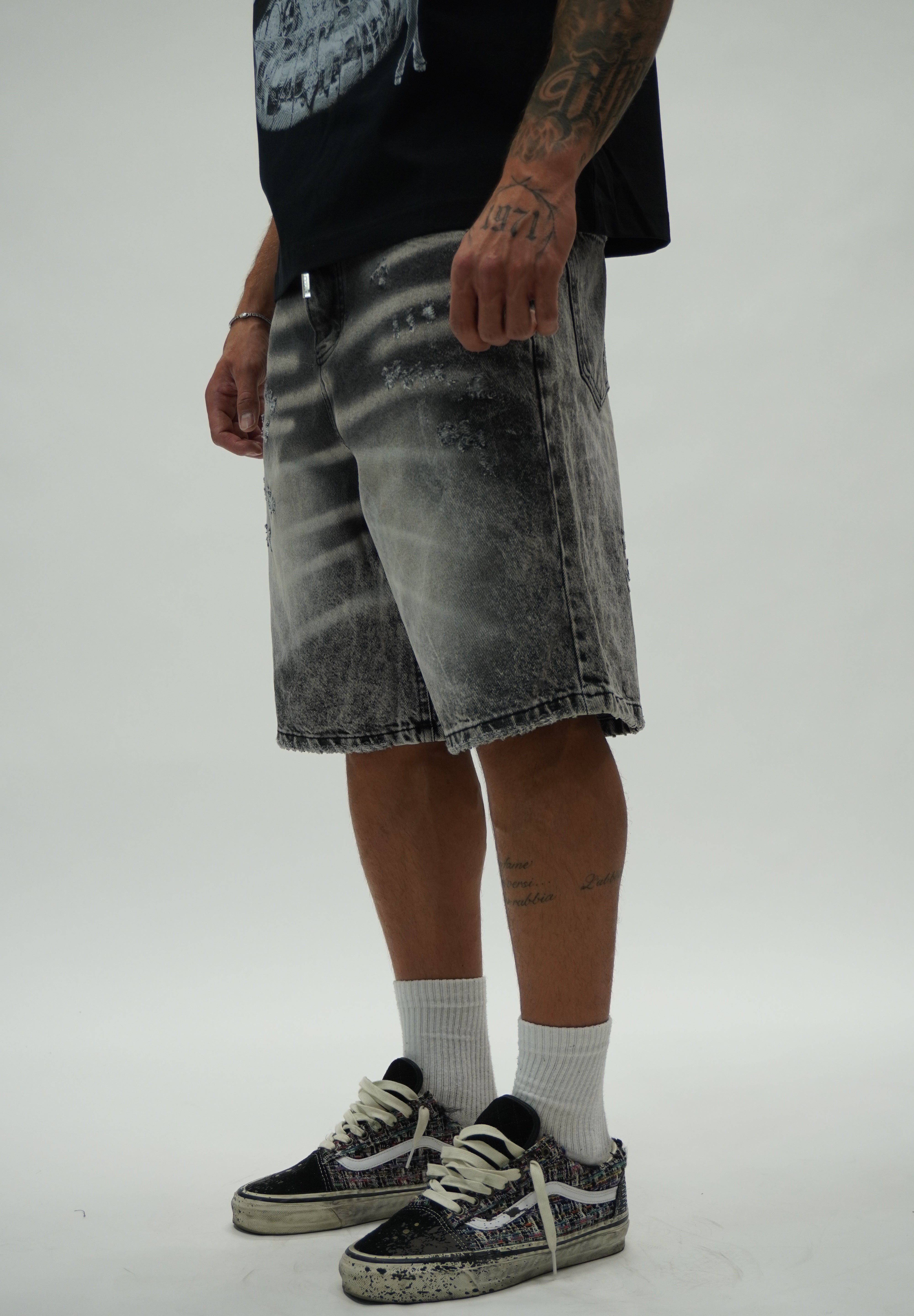 Short 02 Sabbiato Black