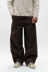 Pantalone Loose Fit Moka