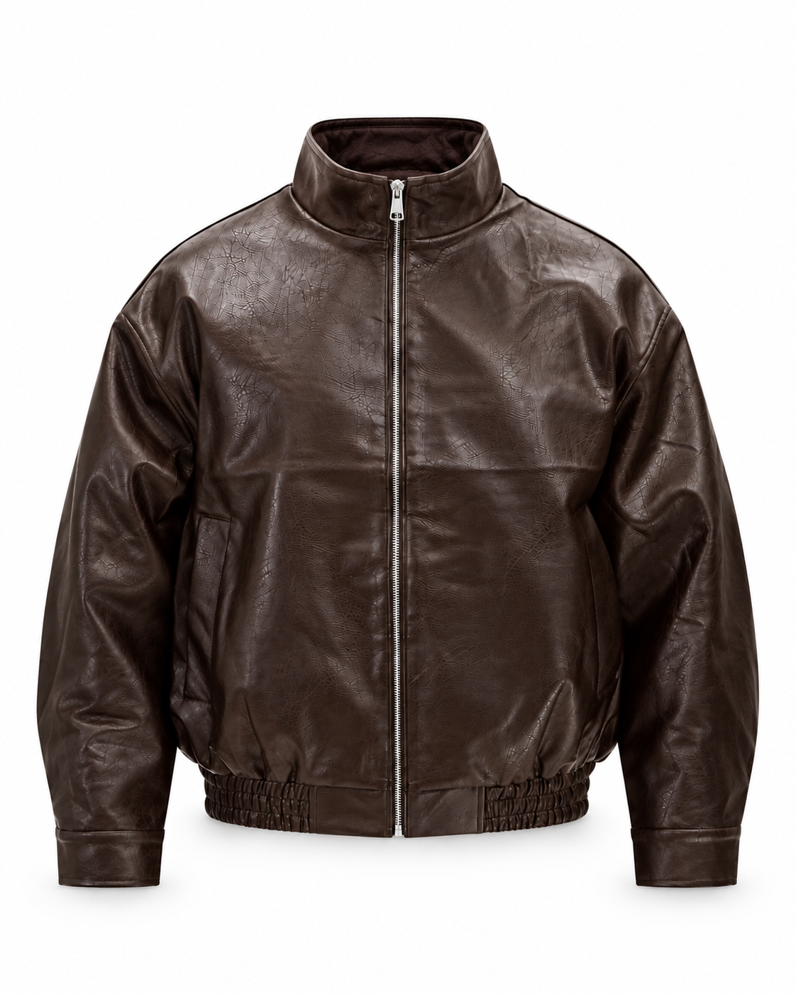 Giubotto Leather Brown