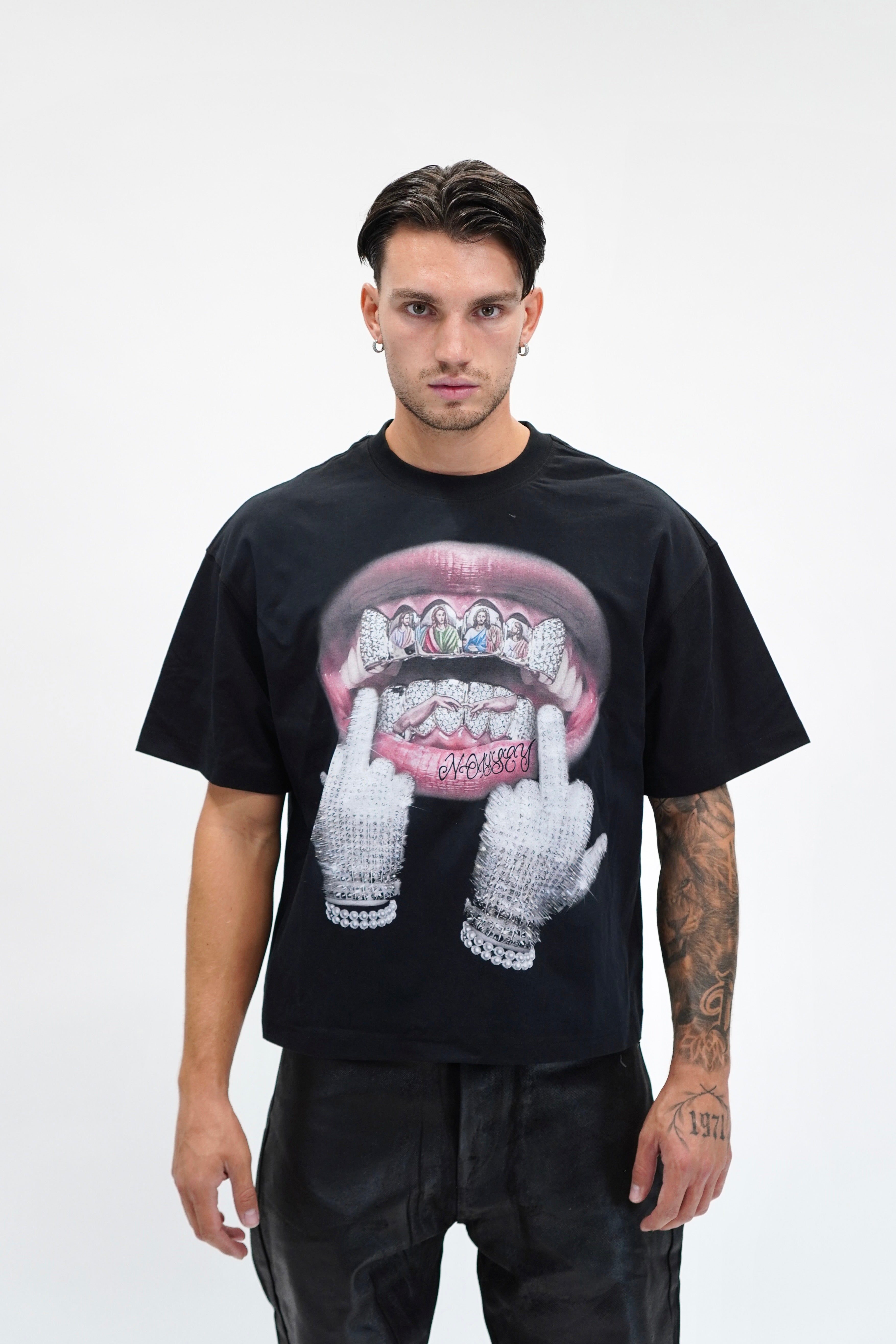 T-shirt Noissey “Silver Grillz Lips”