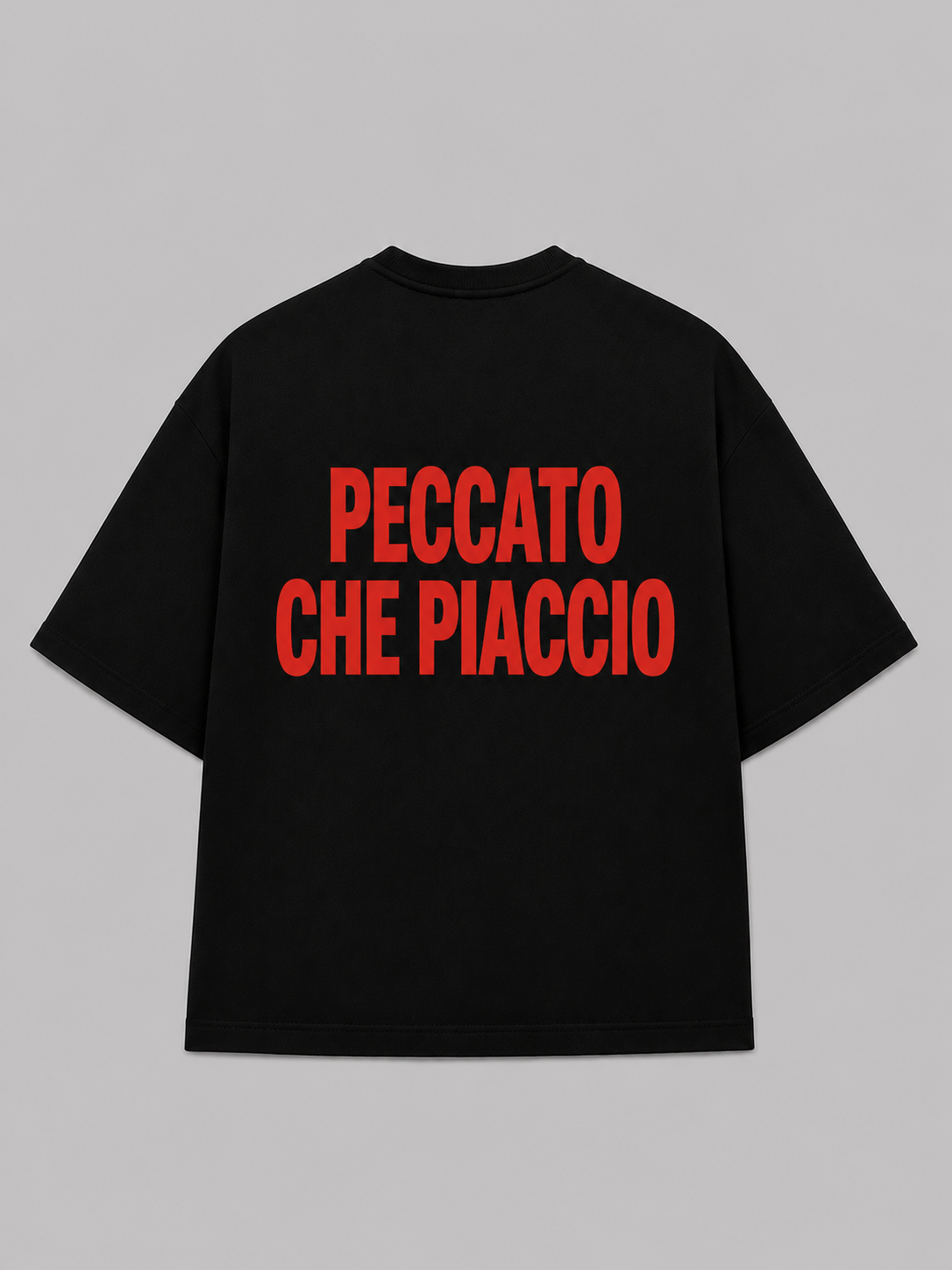 T-shirt PECCATO CHE PIACCIO (4 colori)