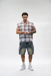 Camicia Smanicata Sky