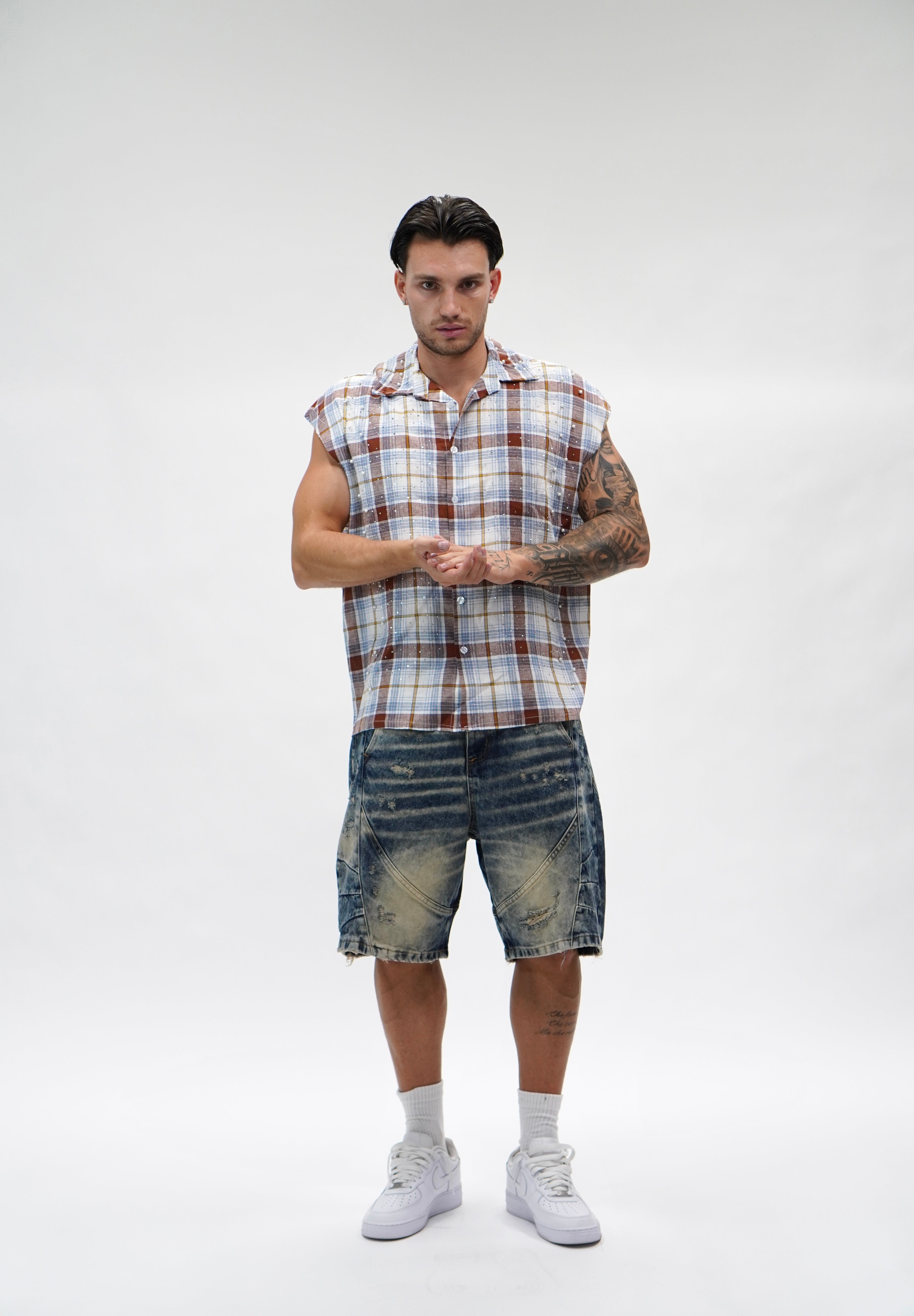 Camicia Smanicata Sky