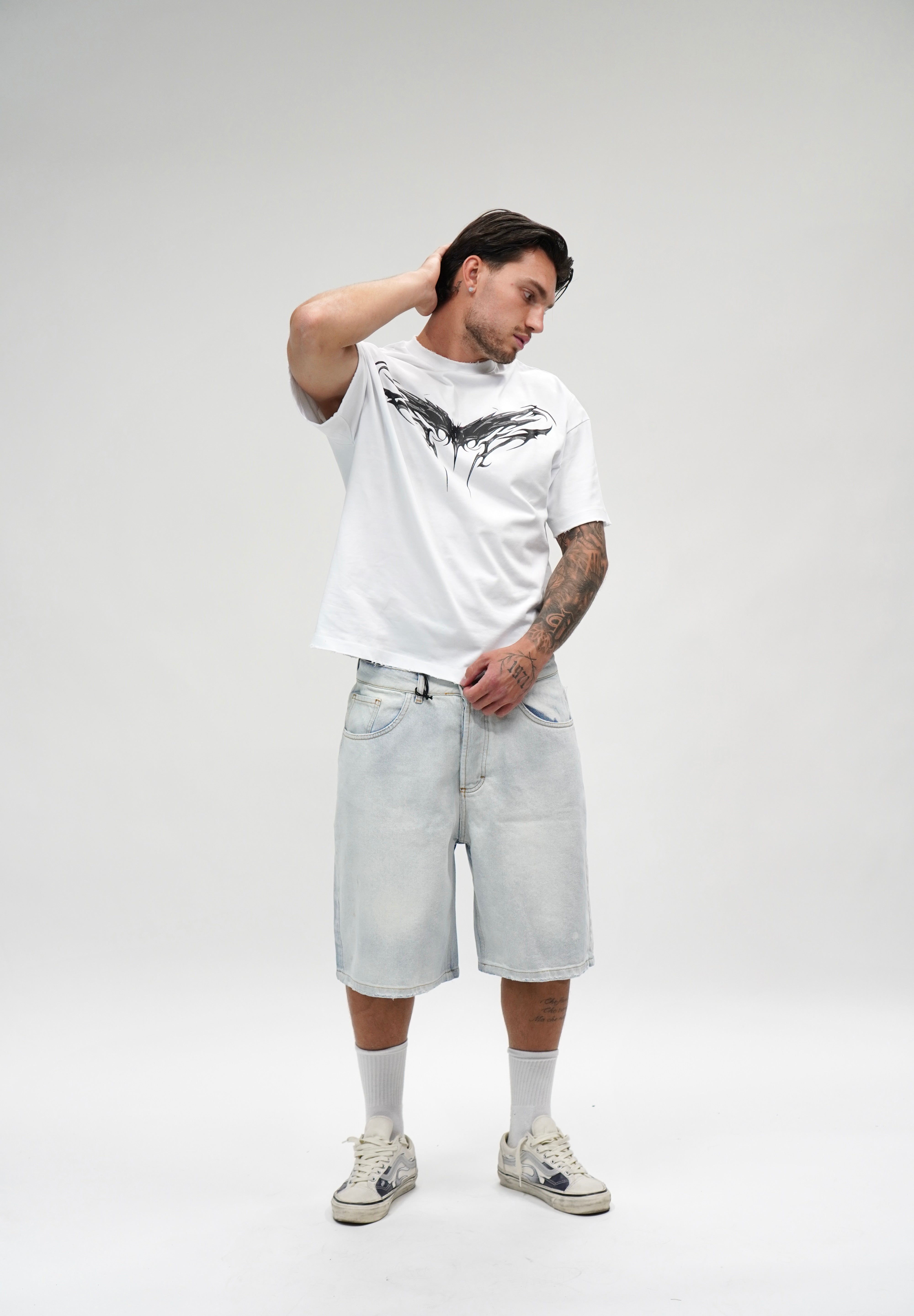 T-shirt Chrome White