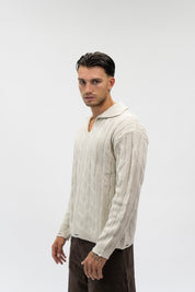Maglione Curly Beige