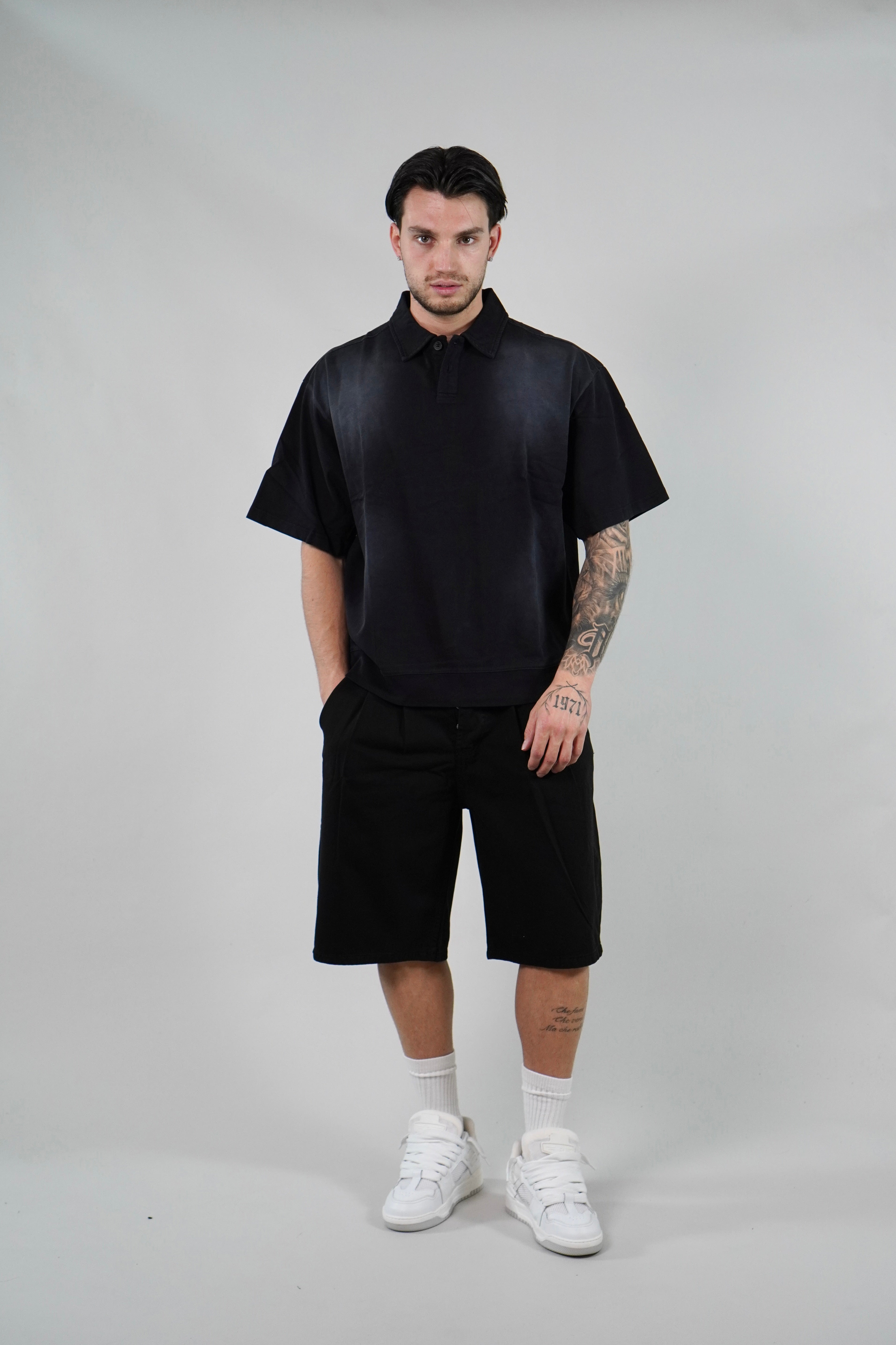 Polo Cotton Slave Black