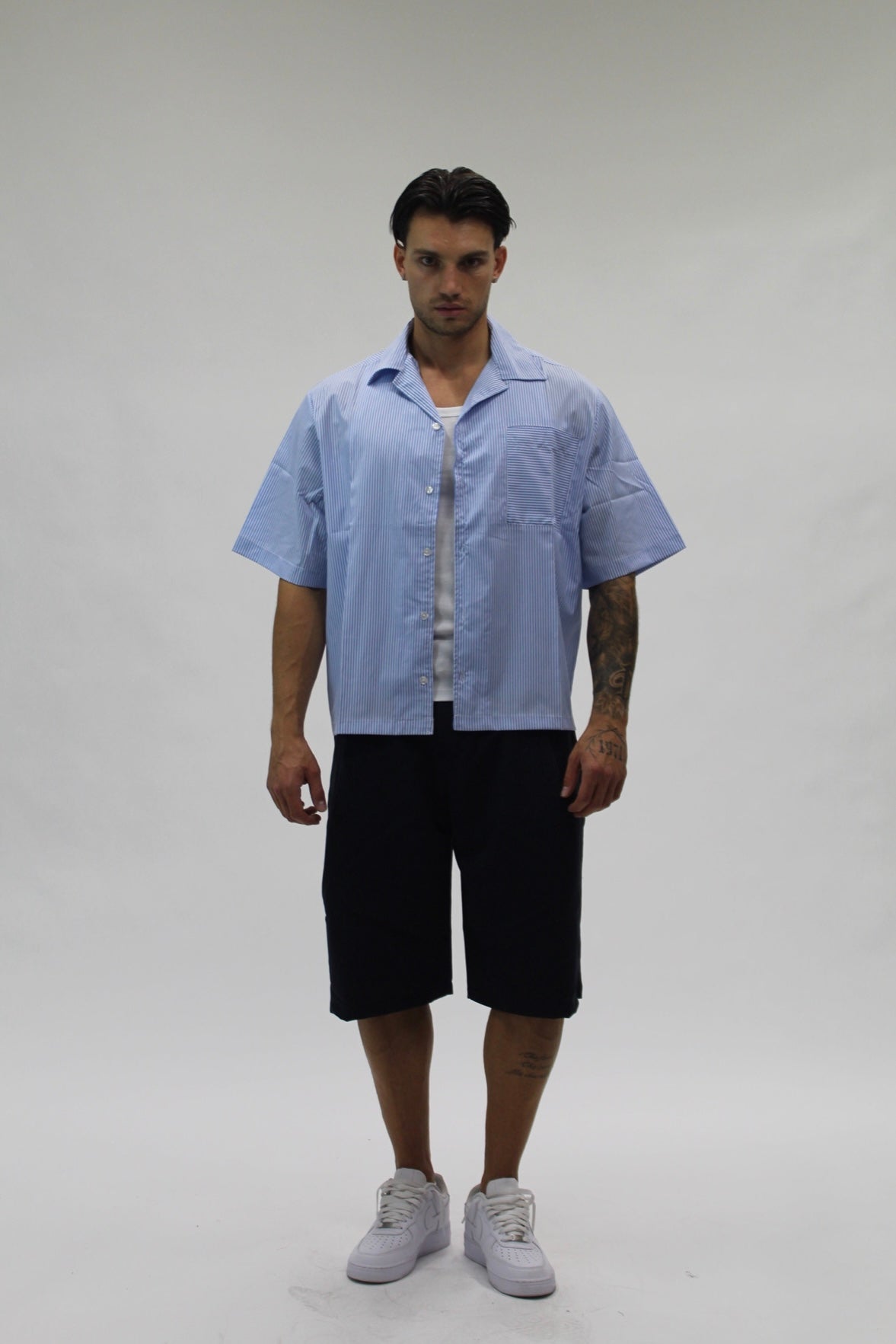 Camicia Boxy Hydo Sky