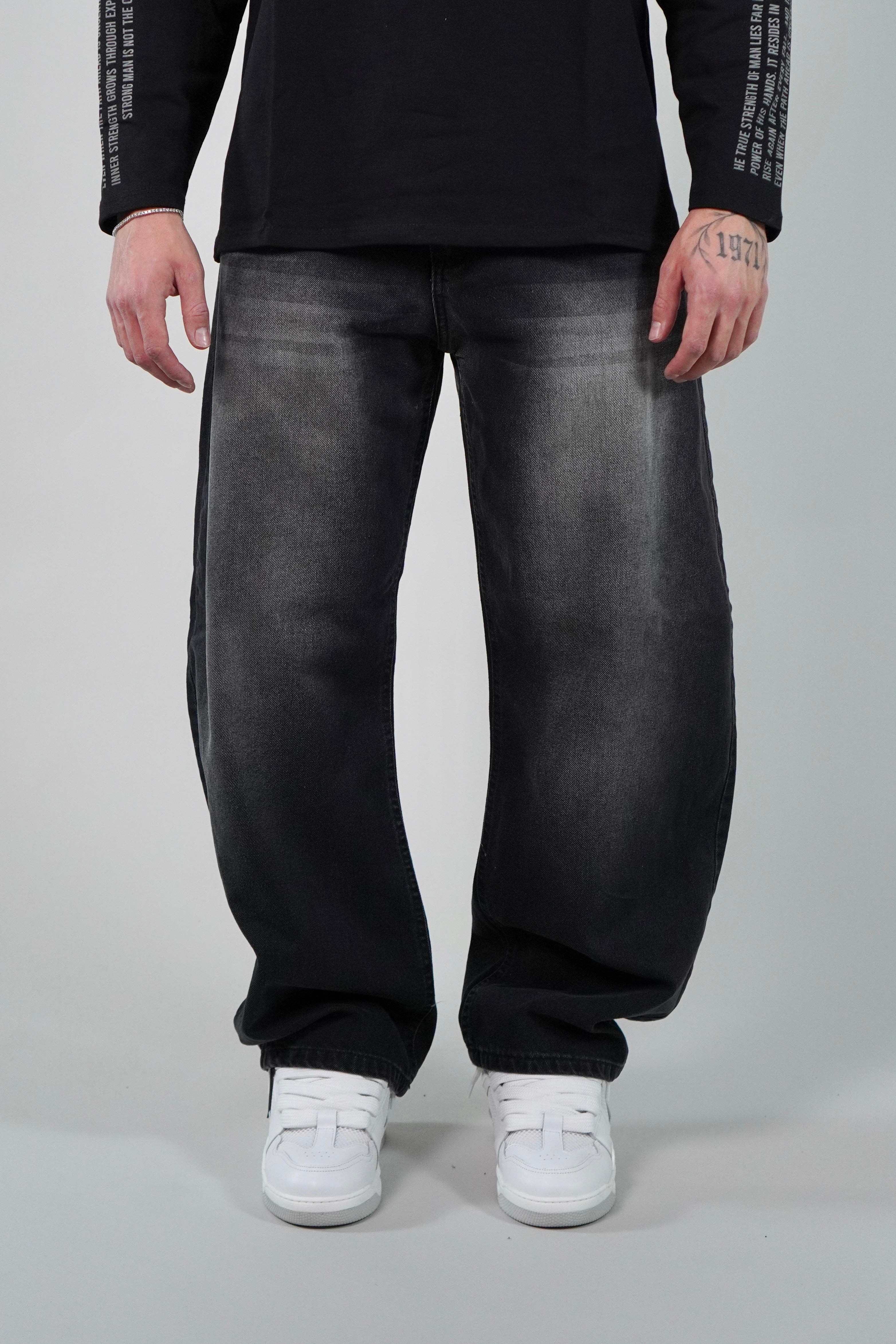Jeans Baloon Smoke Gray