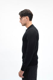 Polo Bottone Nera