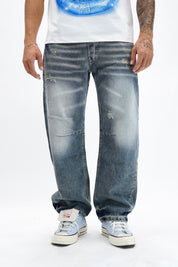 Jeans baggy Sand
