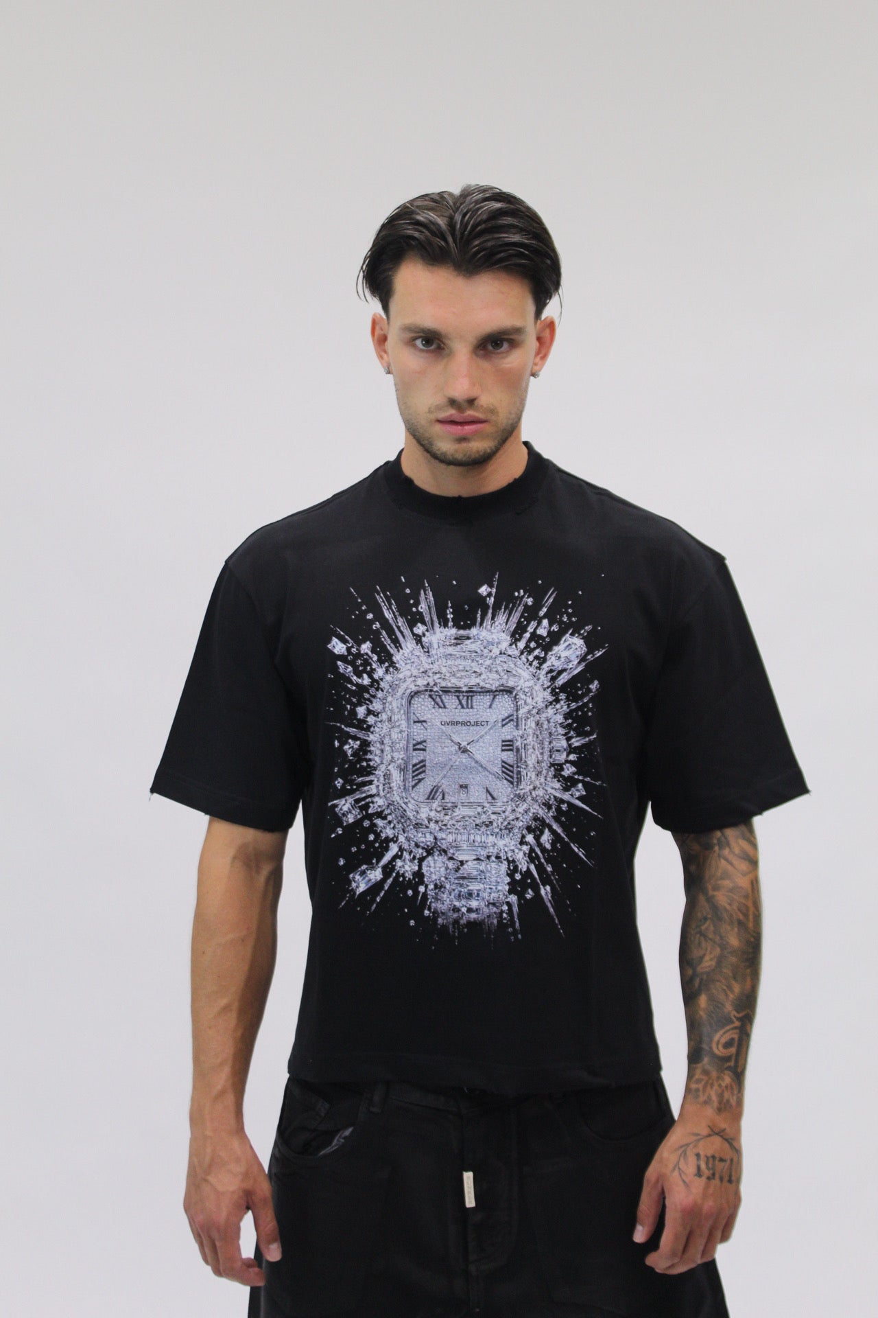 T-shirt OVRPROJECT clock