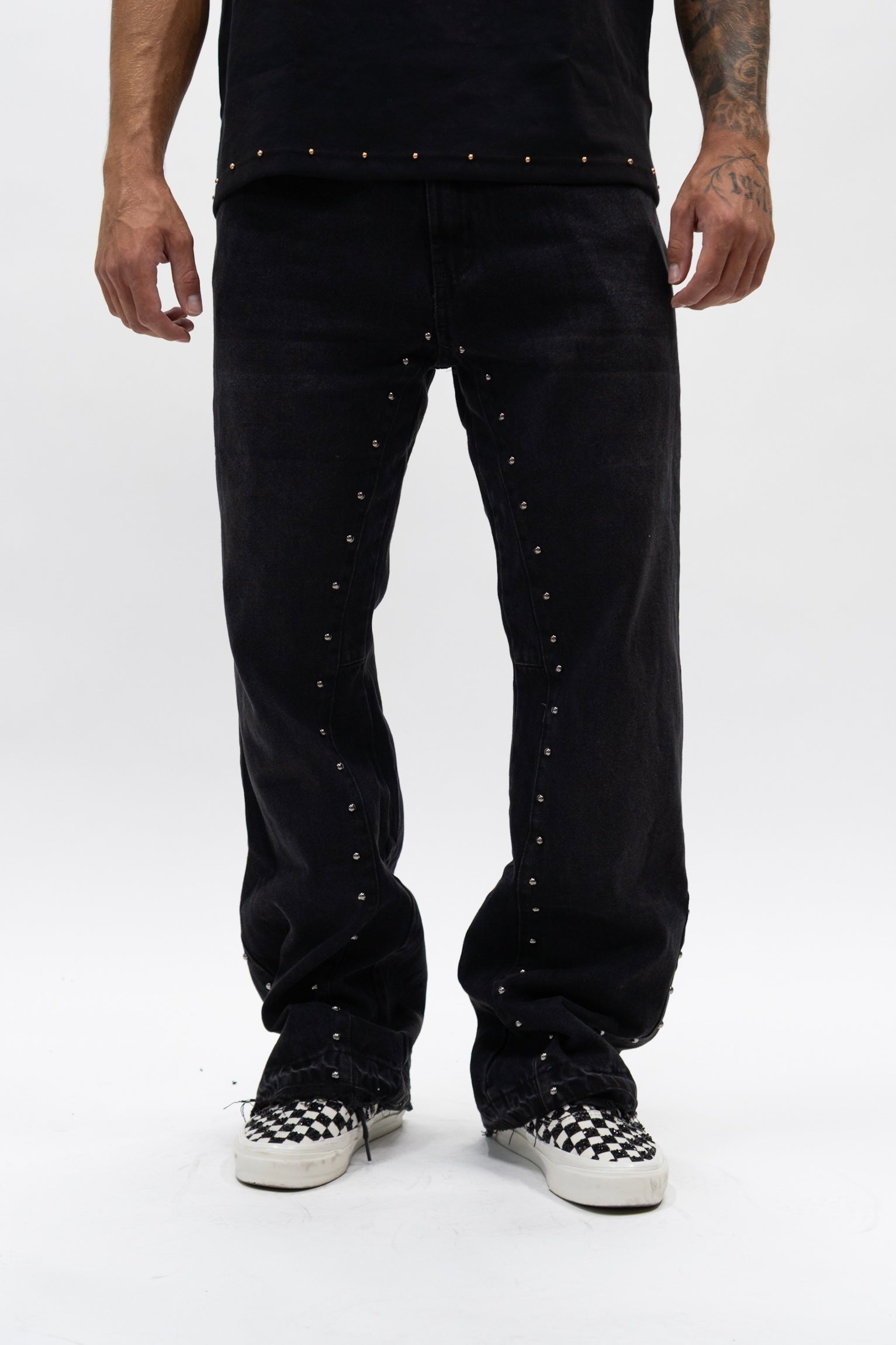 Jeans Flare Studs