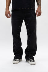 Jeans Flare Studs