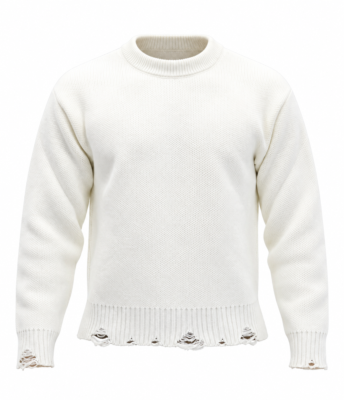 Maglione Rupture White