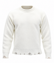 Maglione Rupture White