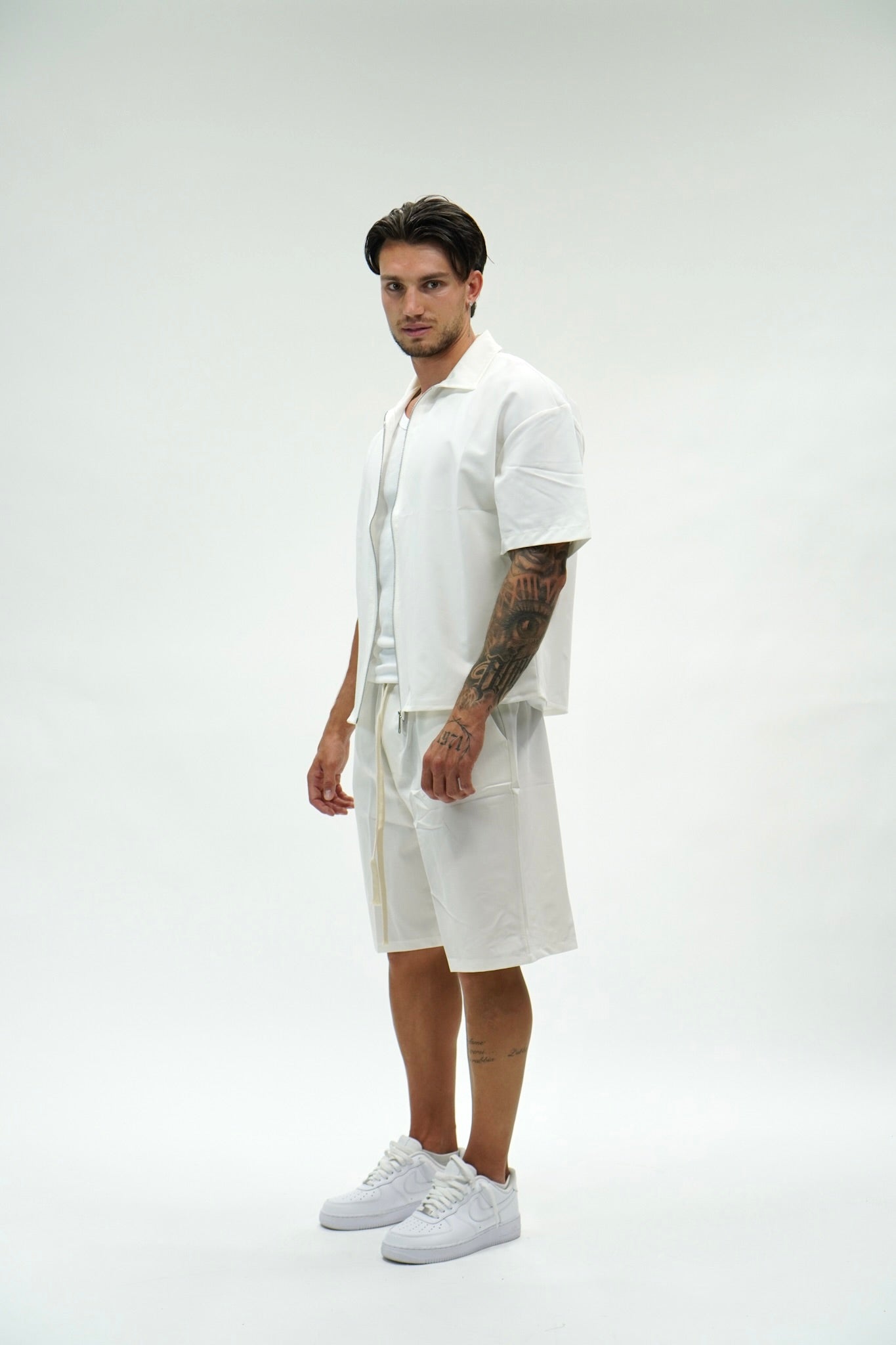 Coordinato Zipped White