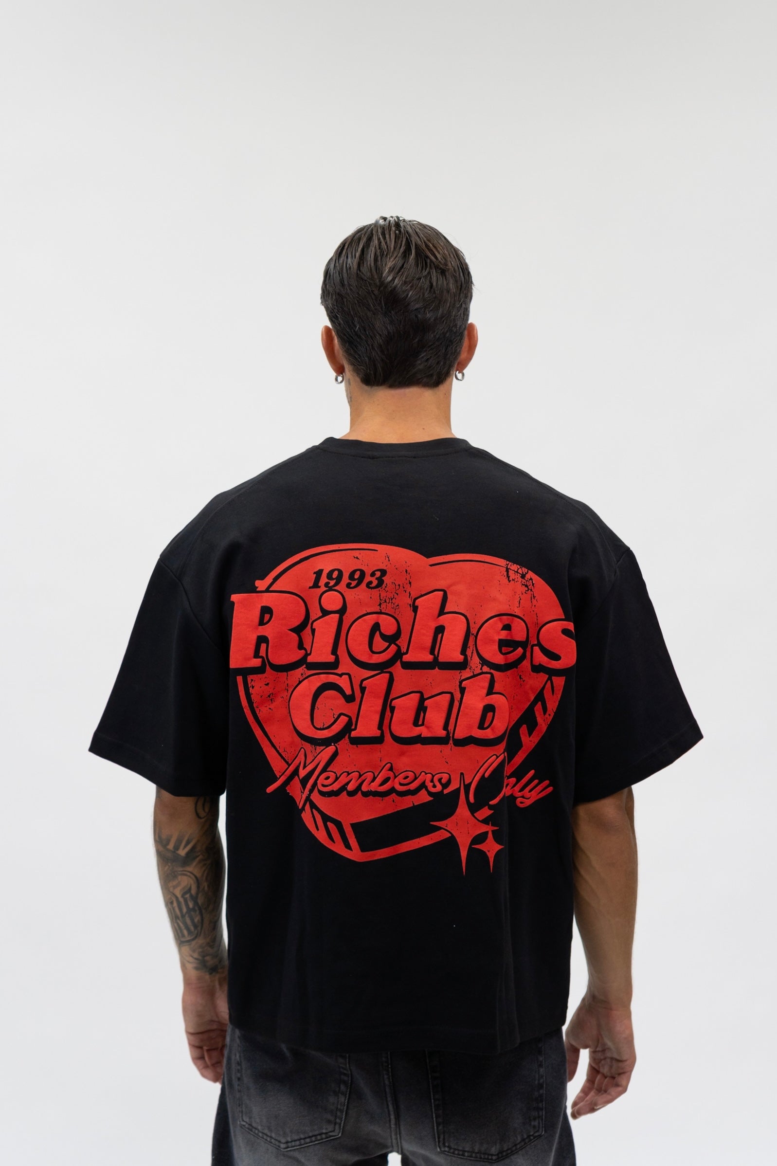 T-shirt Heart Black