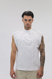 Canotta Borchie White