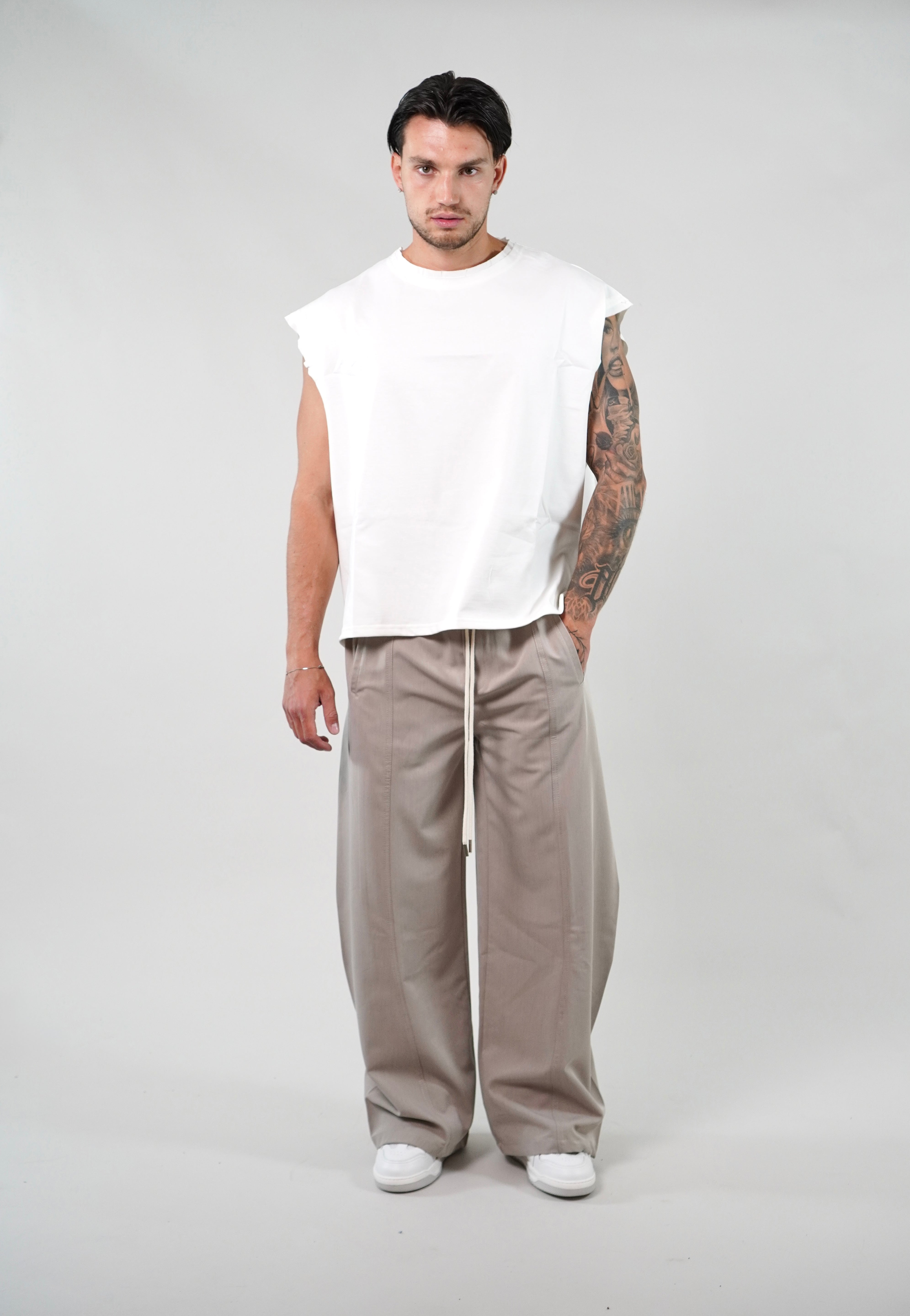 Canotta Over Crop White