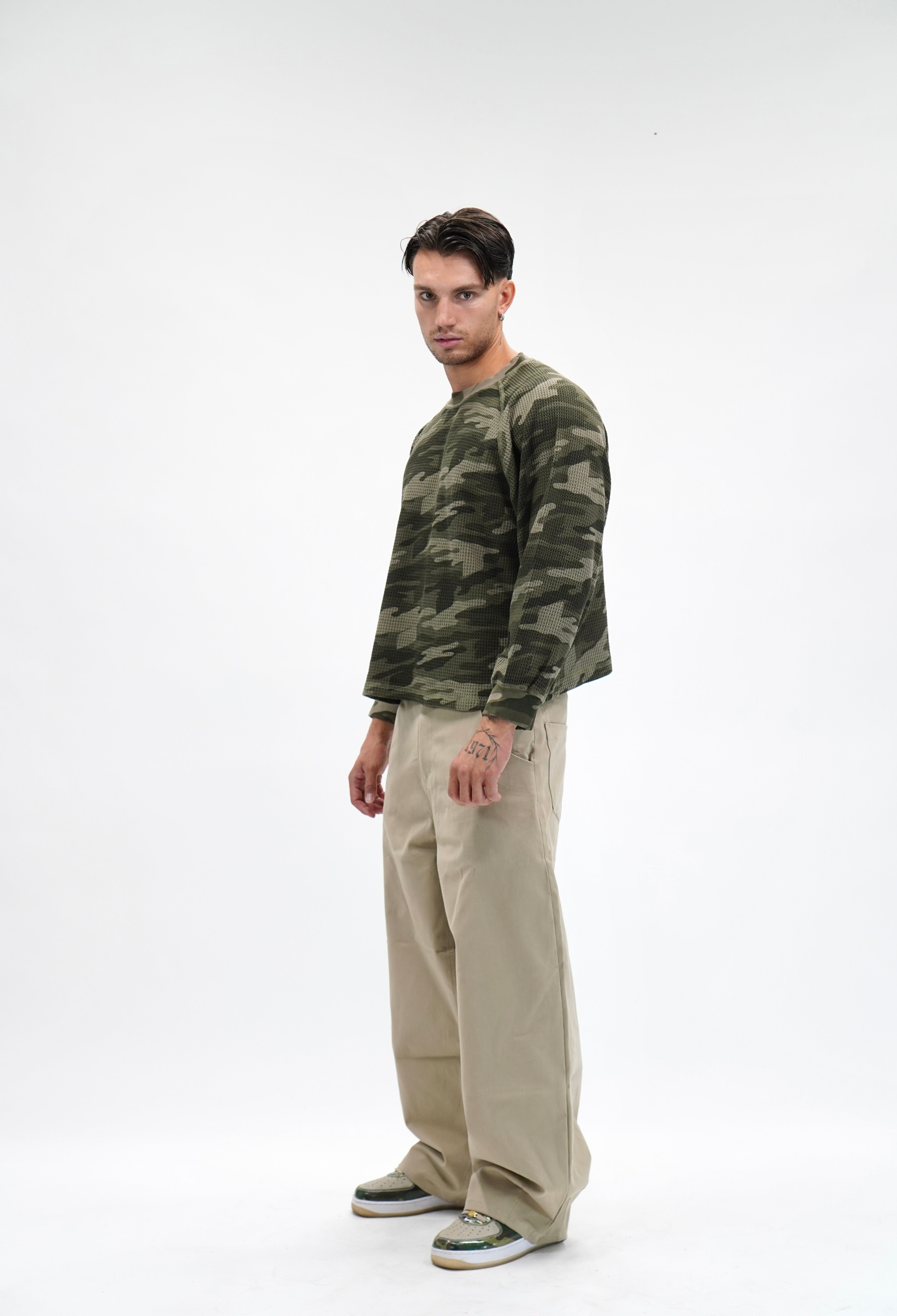 Longsleeve Waffle Camo