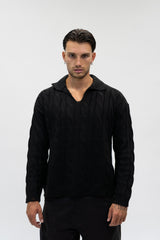 Maglione Curly Black