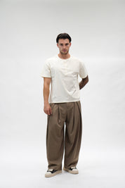 T- shirt Serafino Jersey White